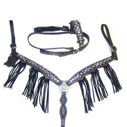 Conjunto Cabeçada Peiteira Flor de Strass Tacha e ... - PROTEC HORSE - A LOJA DOS GRANDES CAMPEÕES