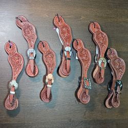 Correia de Espora Média Floral Fina Cod.#5067 - Pr... - PROTEC HORSE - A LOJA DOS GRANDES CAMPEÕES