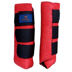 Boleteira Dianteira Equitech Premium - Vermelha -... - PROTEC HORSE - A LOJA DOS GRANDES CAMPEÕES