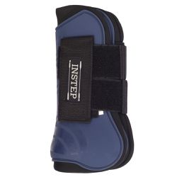 Caneleira Instep com Velcro- Azul - 16154 - PROTEC HORSE - A LOJA DOS GRANDES CAMPEÕES