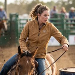 Jaqueta Feminina Tomahawk Light - Caramelo - 21941 - PROTEC HORSE - A LOJA DOS GRANDES CAMPEÕES