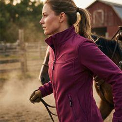 Jaqueta Feminina Tomahawk Light - Vinho - 21937 - PROTEC HORSE - A LOJA DOS GRANDES CAMPEÕES