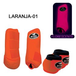 Kit Simples Boots Horse Cloche e Boleteira - Laran... - PROTEC HORSE - A LOJA DOS GRANDES CAMPEÕES