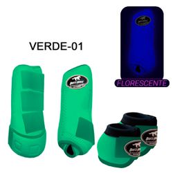 Kit Simples Boots Horse Cloche e Boleteira - Verde... - PROTEC HORSE - A LOJA DOS GRANDES CAMPEÕES