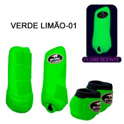 Kit Simples Boots Horse Cloche e Boleteira - Verde... - PROTEC HORSE - A LOJA DOS GRANDES CAMPEÕES