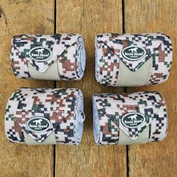 Liga Desncanso Estampada #Camuflado Quadradinhos B... - PROTEC HORSE - A LOJA DOS GRANDES CAMPEÕES