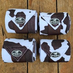 Liga Desncanso Estampada #Vaquinha Marrom Boots Ho... - PROTEC HORSE - A LOJA DOS GRANDES CAMPEÕES