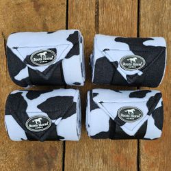 Liga Desncanso Estampada #Vaquinha Preta Boots Hor... - PROTEC HORSE - A LOJA DOS GRANDES CAMPEÕES