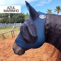 Mascara Anti-Mosquitos em Lycra Marinho - Boots Ho... - PROTEC HORSE - A LOJA DOS GRANDES CAMPEÕES