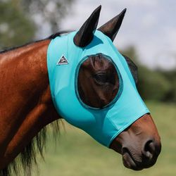 Mascara Anti-Mosquitos em Lycra #Turquesa - Profes... - PROTEC HORSE - A LOJA DOS GRANDES CAMPEÕES