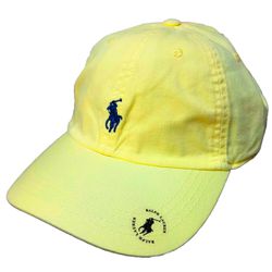 BONÉ POLO RALPH LAUREN - AMARELO CLARO - 19246 - PROTEC HORSE - A LOJA DOS GRANDES CAMPEÕES