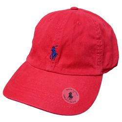 BONÉ POLO RALPH LAUREN - VERMELHO - 19277 - PROTEC HORSE - A LOJA DOS GRANDES CAMPEÕES