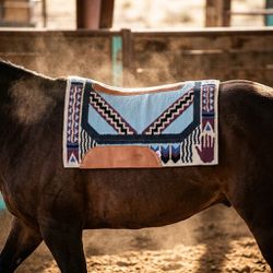 Manta Air Ride™ Hand Salt Com Pelego #CXHH - Profe... - PROTEC HORSE - A LOJA DOS GRANDES CAMPEÕES