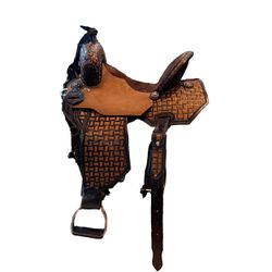 SELA FORMA PROTEC HORSE COURO MARROM CLARO ALTO RE... - PROTEC HORSE - A LOJA DOS GRANDES CAMPEÕES