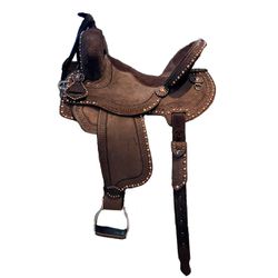 SELA FORMA PROTEC HORSE COURO MARROM TACHA CRAVINH... - PROTEC HORSE - A LOJA DOS GRANDES CAMPEÕES