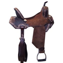 Sela Protec Horse Oficial Couro Café - Bordada em ... - PROTEC HORSE - A LOJA DOS GRANDES CAMPEÕES