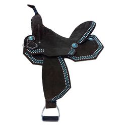 SELA FORMA PROTEC HORSE NEOPRENE CAFÉ- STRASS AZUL... - PROTEC HORSE - A LOJA DOS GRANDES CAMPEÕES