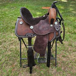 Sela Tambor Oficial Protec Horse Couro Balaiado Ab... - PROTEC HORSE - A LOJA DOS GRANDES CAMPEÕES