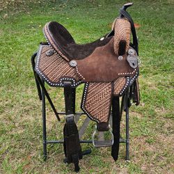 Sela Tambor Oficial Protec Horse Couro Balaiado Ab... - PROTEC HORSE - A LOJA DOS GRANDES CAMPEÕES