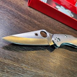 Canivete Inox Lâmina Lisa Spyderco Importado Origi... - PROTEC HORSE - A LOJA DOS GRANDES CAMPEÕES