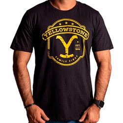 Camiseta Masculina Yellowstone - YE10 - Preta - 19... - PROTEC HORSE - A LOJA DOS GRANDES CAMPEÕES