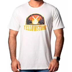 Camiseta Masculina Yellowstone - YE17 - Branca - 1... - PROTEC HORSE - A LOJA DOS GRANDES CAMPEÕES