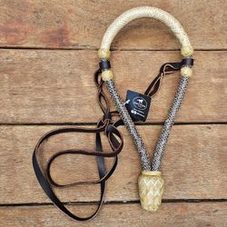 Bucal Hackmore Boots Horse 4427 com Cabeçada #854... - PROTEC HORSE - A LOJA DOS GRANDES CAMPEÕES