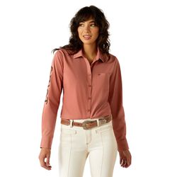 Camisa Ariat Feminina Team Kirby L. mahogany - 100... - PROTEC HORSE - A LOJA DOS GRANDES CAMPEÕES