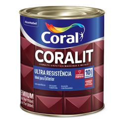 Esmalte Coralit Preto Fosco - 900ml - Protetintas
