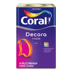 Acrílico Decora Matte Branco Neve Fosco - 18L - Protetintas