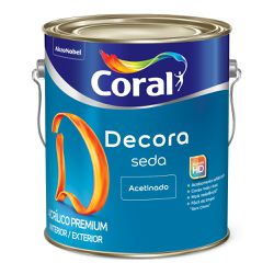 Acrílico Decora Seda Branco Neve Acetinado - 3,6L - Protetintas