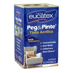 Acrílico Fosco Peg Pint Cores - 18L - Protetintas