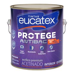 Acrílico Protege Antibac Branco Acetinado - 3,6L - Protetintas