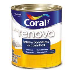 Acrílico Renova Tetos Branco Neve Fosco - 900ml - Protetintas