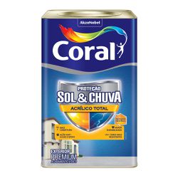 Acrílico Total Sol e Chuva Fosco Branco Neve - 18L - Protetintas