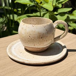 Conjunto Xícara para Chá BL - PZ CERÂMICA