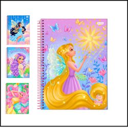 Caderno conto de fadas