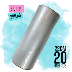 Bobina de BOPP Brilho 22mmx100m - QPAPEIS