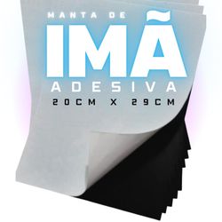 Manta de Imã Adesivo 20cmx29cm - QPAPEIS