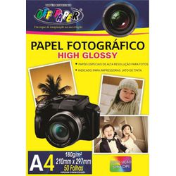 Papel Fotográfico 180gr Offpaper Pc 50 F... - QPAPEIS