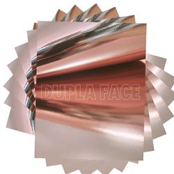 Papel Lamicote Dupla Face RoseGold - QPAPEIS