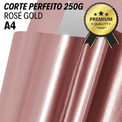 Papel Lamicote Rosê Gold A4 - QPAPEIS LTDA