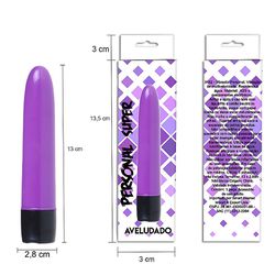 Vibrador Clássico Personal De 13 Cm Aveludado - Quero Vibrar