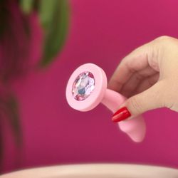 Tortinho - Plug Anal Siliconado - Quero Vibrar