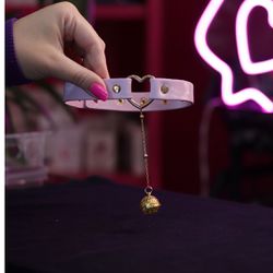 Coleira Bondage Com Pingente De Bola - Quero Vibrar