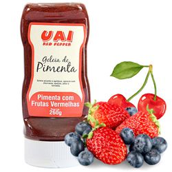 Geleia de Pimenta com Frutas Vermelhas Uai Red Pep... - Vim da Canastra