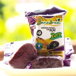 Bananada Zero Açúcar com Açai BanaBrazil 230 g Veg... - Vim da Canastra