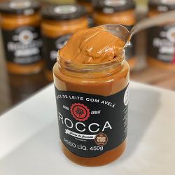 DOCE DE LEITE ROCCA COM AVELÃ 450 GRAMAS - Vim da Canastra