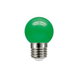 LÂMPADA LED BOLINHA VERDE 1W 220V 4546 TASCHIBRA - Rabelo Materiais Para Construção