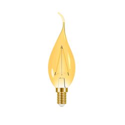 LÂMPADA LED ÂMBAR FILAMENTO VINTAGE VELA BICO TORC... - Rabelo Materiais Para Construção